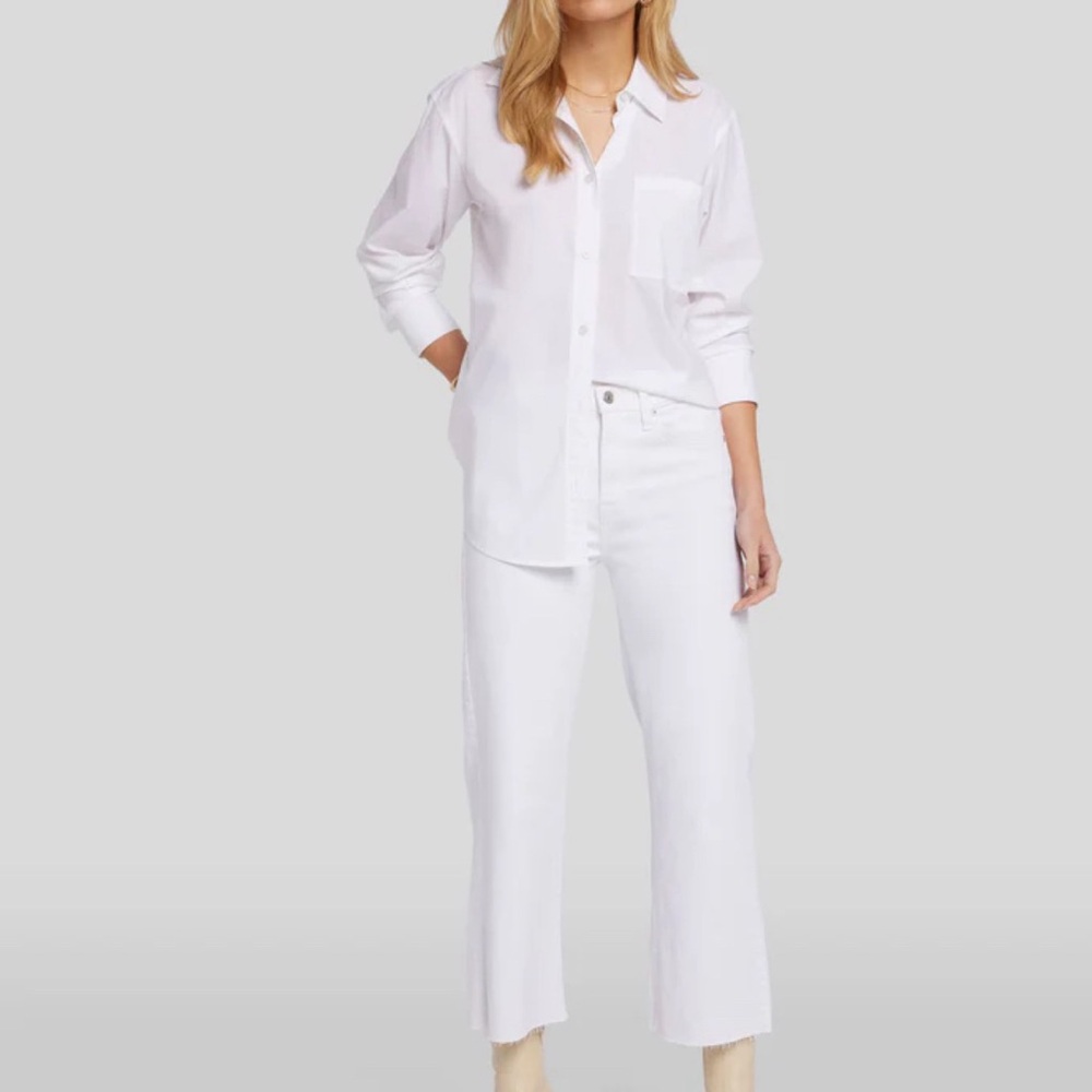 💥HP💥NWT 7 For All Mankind Women's White Trouser Jeans